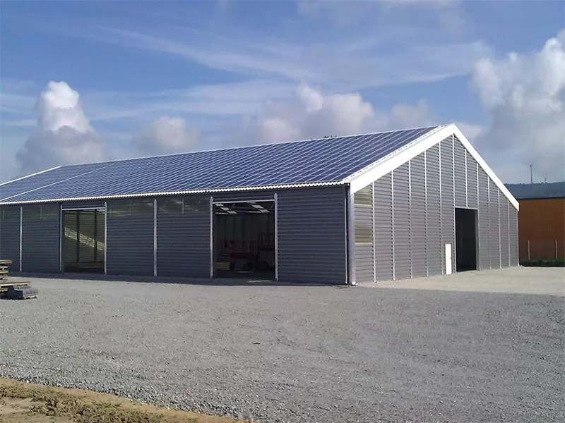 Almacenamiento de estructura de acero duradero ecológico