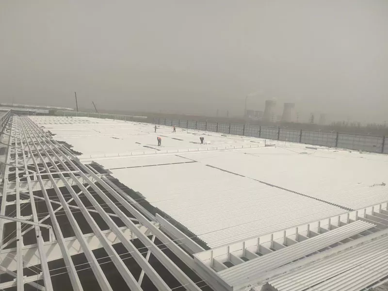 Construcción de edificios de acero industrial