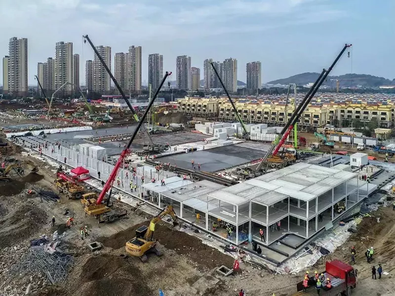 Edificio hospitalario de estructura de acero modular Edificio hospitalario de estructura de acero modular