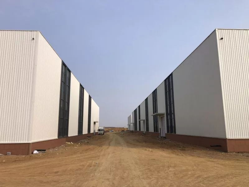 Almacenes de estructura de acero portal