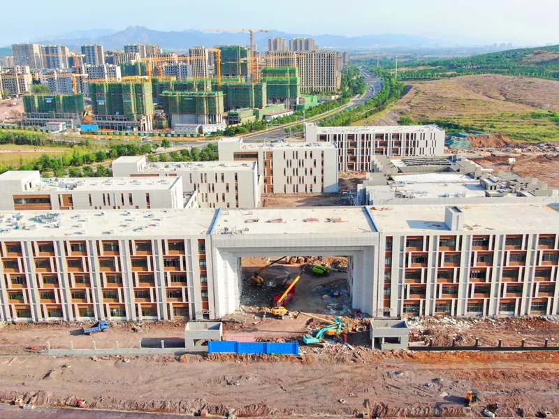 Estructura de acero de gran altura previa al edificio escolar de estructura de acero