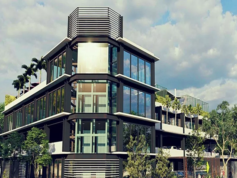 Hotel de negocios de estructura de acero